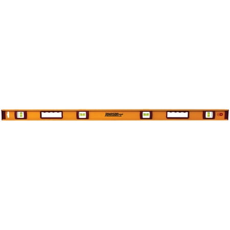 Johnson 48 in. Aluminum I-Beam Level 4 vial