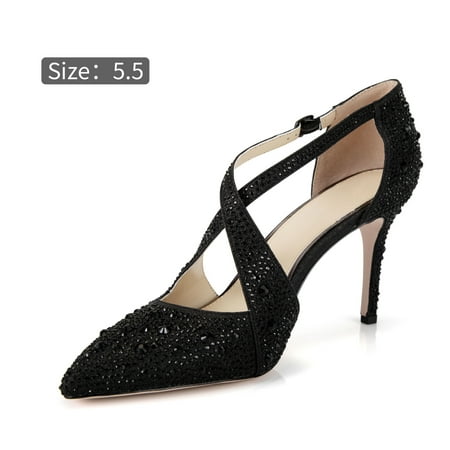 RLCEGAL Women S Glitter High Heel Ankle Strap Pointed Toe Stiletto Pump Shoes Black
RLCEGAL Women S Glitter High Heel Ankle Strap Pointed Toe Stiletto Pump Shoes Black