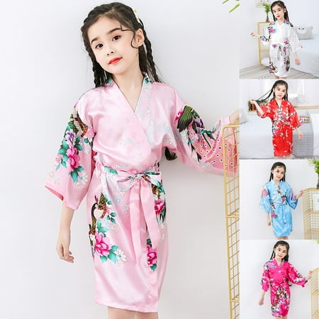 MyBeauty Girls Children Long-Sleeve Floral Printing Dressing Gown Bath Robe Sleepwear White 90 cm
MyBeauty Girls Children Long-Sleeve Floral Printing Dressing Gown Bath Robe Sleepwear White 90 cm