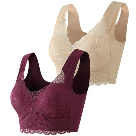Mackneog Best Bras for Women 2 Pieces Lace Bra Plus Size Bra Women Underwear Bralette Crop Top Sexy Female Bra Large Tube Top Female Push Up Brassiere Laced Bra NylonSpandex
Mackneog Best Bras for Women 2 Pieces Lace Bra Plus Size Bra Women Underwear Bralette Crop Top Sexy Female Bra Large Tube Top Female Push Up Brassiere Laced Bra NylonSpandex