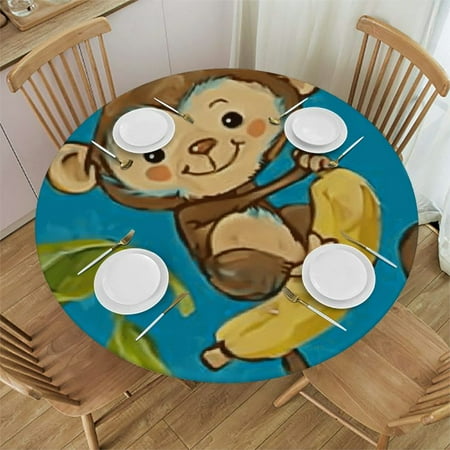 Cute Animals Round Tablecloth with Elastic Fitted Table Cover Fitted Tablecloth for Buffet Dinner Coffee
Cute Animals Round Tablecloth with Elastic Fitted Table Cover Fitted Tablecloth for Buffet Dinner Coffee