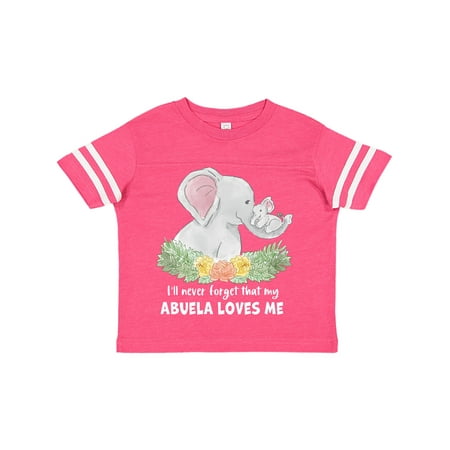 Inktastic I ll Never Forget That my Abuela Loves Me Cute Elephants Gift Toddler Boy or Toddler Girl T-Shirt
Inktastic I ll Never Forget That my Abuela Loves Me Cute Elephants Gift Toddler Boy or Toddler Girl T-Shirt