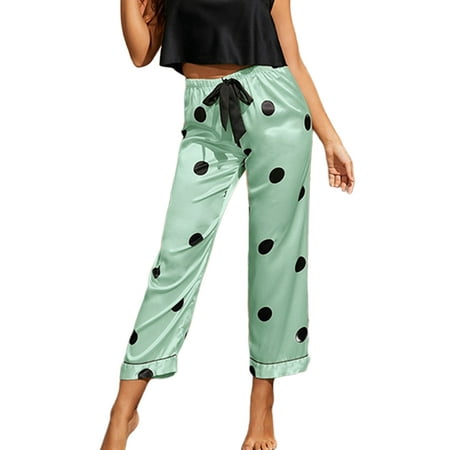 Cindysus Ladies Soft Polka Dots Pyjama Women V Neck Pajamas Set Lounge Homewear Bow Design Sleeveless Nightwear Suit
Cindysus Ladies Soft Polka Dots Pyjama Women V Neck Pajamas Set Lounge Homewear Bow Design Sleeveless Nightwear Suit