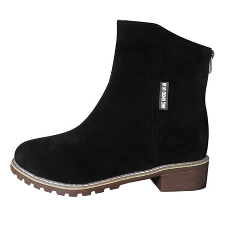 TAIAOJING Women s Boots Ladies Vintage Solid Suede Back Zipper British Style Thick Heel Short Boots Winter Warm Shoes
TAIAOJING Women s Boots Ladies Vintage Solid Suede Back Zipper British Style Thick Heel Short Boots Winter Warm Shoes