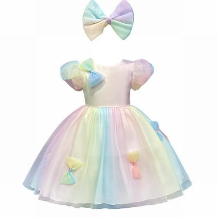 NKOOGH Toddler Boho Dress Summer Clothes for Toddler Girls Girls Dresses Little Girls Bow Princess Skirt Girls Rainbow Candy Color Mesh Dress for 1 To 9 Years Girls
NKOOGH Toddler Boho Dress Summer Clothes for Toddler Girls Girls Dresses Little Girls Bow Princess Skirt Girls Rainbow Candy Color Mesh Dress for 1 To 9 Years Girls