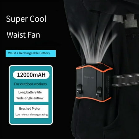 FOR 2-in-1 USB Port Rechargeable Waist Cooling Fan Waist-mounted Cooler Silicone Belt Portable Outdoor Fan
FOR 2-in-1 USB Port Rechargeable Waist Cooling Fan Waist-mounted Cooler Silicone Belt Portable Outdoor Fan