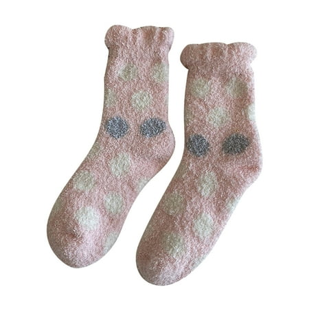 Women s Short Socks Females Winter Dots Print Socks Autumn And Winter Mid Tube Socks Coral Fleece Thickened Warm Stockings
Women s Short Socks Females Winter Dots Print Socks Autumn And Winter Mid Tube Socks Coral Fleece Thickened Warm Stockings
