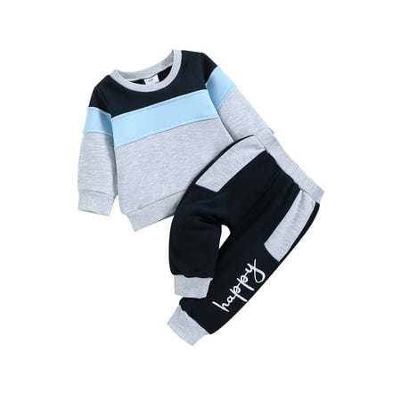 aturustex Baby Boys Girls Striped Outfit Long Sleeve Contrast Color Sweatshirt Pullover Tops+ Letter Pants Set 3-24 Months
aturustex Baby Boys Girls Striped Outfit Long Sleeve Contrast Color Sweatshirt Pullover Tops+ Letter Pants Set 3-24 Months