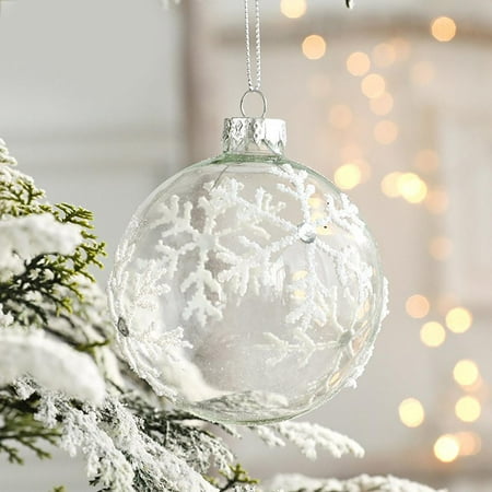 Dido Christmas Glass Balls Transparent Hanging Pendants for Christmas Tree Decorations
Dido Christmas Glass Balls Transparent Hanging Pendants for Christmas Tree Decorations