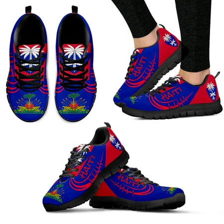 Ladies White Bottom Lace Up Sneakers Haiti Flag Design Comfortable Brand Running Shoes Casual Walking Shoes Flats
Ladies White Bottom Lace Up Sneakers Haiti Flag Design Comfortable Brand Running Shoes Casual Walking Shoes Flats