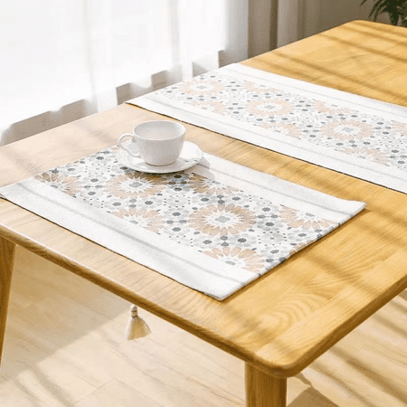 Wrinkle Free Shrink-Proof Table Cloth Embroidery Table Covers with Tassel Washable Linen Like Tablecloths for Kitchen Dining Patio Living Room 13.7x19 inches
Wrinkle Free Shrink-Proof Table Cloth Embroidery Table Covers with Tassel Washable Linen Like Tablecloths for Kitchen Dining Patio Living Room 13.7x19 inches