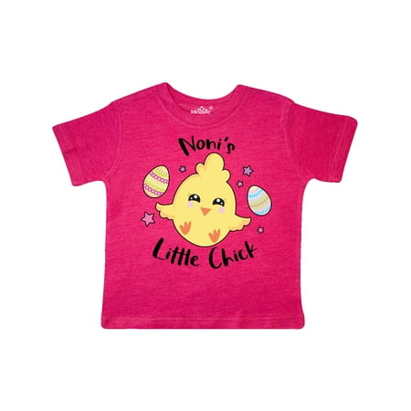 Inktastic Happy Easter Noni s Little Chick Gift Toddler Toddler Girl T-Shirt