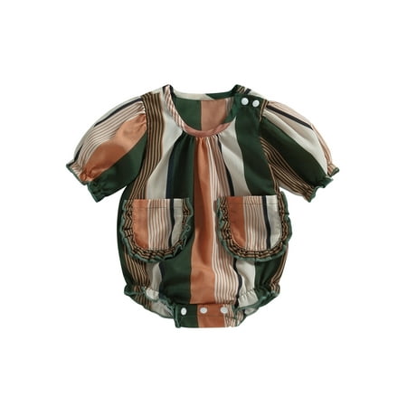 Bagilaanoe Newborn Baby Girl Rompers Rainbow Striped Print Short Sleeve Bodysuit 3M 6M 12M 18M Infant Summer One Piece Jumpsuit
Bagilaanoe Newborn Baby Girl Rompers Rainbow Striped Print Short Sleeve Bodysuit 3M 6M 12M 18M Infant Summer One Piece Jumpsuit
