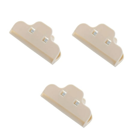 3pcs Plastic Snack Seal Clips Food Sealing Clamp Multifunctional for Bread Bags Milk Powder Tea Sealer Kitchen Seal Tool
3pcs Plastic Snack Seal Clips Food Sealing Clamp Multifunctional for Bread Bags Milk Powder Tea Sealer Kitchen Seal Tool