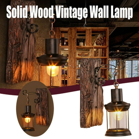 Solid Wood Vintage American Arts Lantern Cafe Bar Restaurant Bedroom Glass Wall/Decorative Lights
Solid Wood Vintage American Arts Lantern Cafe Bar Restaurant Bedroom Glass Wall/Decorative Lights