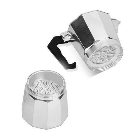 Mocha Pots Coffee Maker Aluminium Percolator 1/6 Cups Smooth Surface Rustproof Kitchen Utensils Filtering Kettle for Household 1 cup
Mocha Pots Coffee Maker Aluminium Percolator 1/6 Cups Smooth Surface Rustproof Kitchen Utensils Filtering Kettle for Household 1 cup