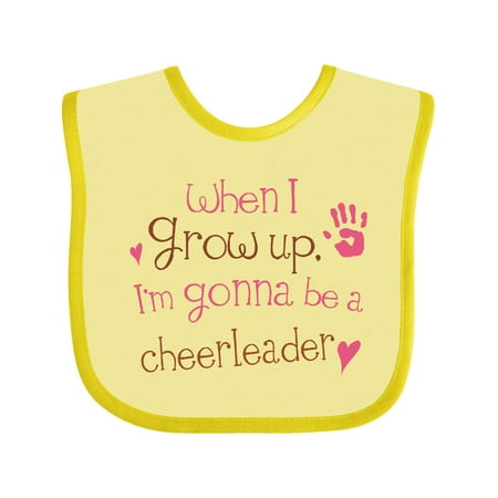 Inktastic Future Cheerleader Girls Cute Girls Baby Bib 
Inktastic Future Cheerleader Girls Cute Girls Baby Bib