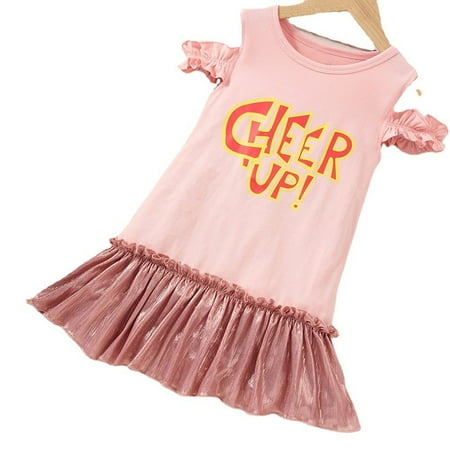 Kids Baby Girl Clothes Little Girl Dress Letter Print Sleeveless Round Neckline Dress Pink 5-6 Years Toddler Girl Summer Casual Outfits
Kids Baby Girl Clothes Little Girl Dress Letter Print Sleeveless Round Neckline Dress Pink 5-6 Years Toddler Girl Summer Casual Outfits