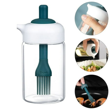 WOCACHI 1Pc Seasoning Bottle Oil Dispenser with Brush Glass Vinegar Bottle Dispenser Liquid Containers Cooking Oil Dispenser Vinegar Brush Bottle Oil Can Kitchen Storage Bottle
WOCACHI 1Pc Seasoning Bottle Oil Dispenser with Brush Glass Vinegar Bottle Dispenser Liquid Containers Cooking Oil Dispenser Vinegar Brush Bottle Oil Can Kitchen Storage Bottle