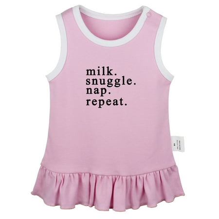 Milk Snuggle Nap Repeat Funny Dresses For Baby Newborn Babies Skirts Infant Princess Dress 0-24M Kids Graphic Clothes (Pink Sleeveless Dresses 6-12 Months)
Milk Snuggle Nap Repeat Funny Dresses For Baby Newborn Babies Skirts Infant Princess Dress 0-24M Kids Graphic Clothes (Pink Sleeveless Dresses 6-12 Months)