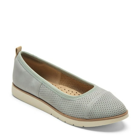 Rockport Stacie Perf Women s Blue Ballet Flats 10M