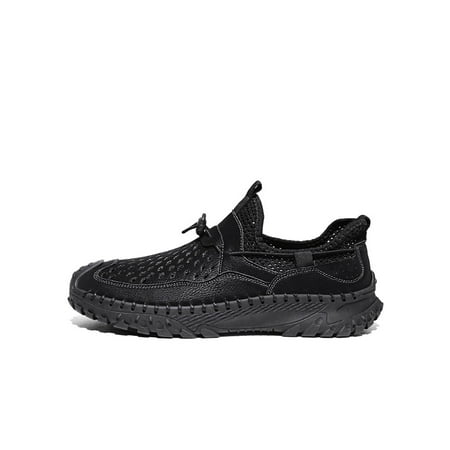 Tenmix Mens Sneakers Slip On Trainers Non-Slip Walking Shoes Sports Hiking Shoe Men Lightweight Low Top Black 7
Tenmix Mens Sneakers Slip On Trainers Non-Slip Walking Shoes Sports Hiking Shoe Men Lightweight Low Top Black 7