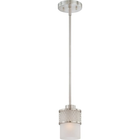Mini Pendants 1 Light With Brushed Nickel Finish Metal Medium Base 5 inch 60 Watts
Mini Pendants 1 Light With Brushed Nickel Finish Metal Medium Base 5 inch 60 Watts