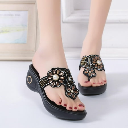 Summer Savings Clearance 2023! TAGOLD Womens Slippers Wide Sandals for Women Women s Thick Sole Shoes Ladies Beach Sandals Summer Non-Slip Causal Flip Flops Slippers
Summer Savings Clearance 2023! TAGOLD Womens Slippers Wide Sandals for Women Women s Thick Sole Shoes Ladies Beach Sandals Summer Non-Slip Causal Flip Flops Slippers