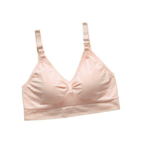 EUHDSSDE Follure Women s Nursing Bra Wireless Maternity Seamless Front Buckle Breastfeeding Bra With Pads
EUHDSSDE Follure Women s Nursing Bra Wireless Maternity Seamless Front Buckle Breastfeeding Bra With Pads
