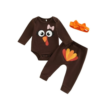 My First Thanksgiving Baby Girl Boy Outfit Turkey Long Sleeve Romper Bodysuit Tops Pants Headband Clothes Set
My First Thanksgiving Baby Girl Boy Outfit Turkey Long Sleeve Romper Bodysuit Tops Pants Headband Clothes Set