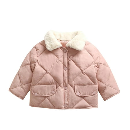 ZHUASHUM Toddler Kids Baby Boys Girls Winter Warm Solid Coats Fleece Collar Padded Jacket Outwear
ZHUASHUM Toddler Kids Baby Boys Girls Winter Warm Solid Coats Fleece Collar Padded Jacket Outwear