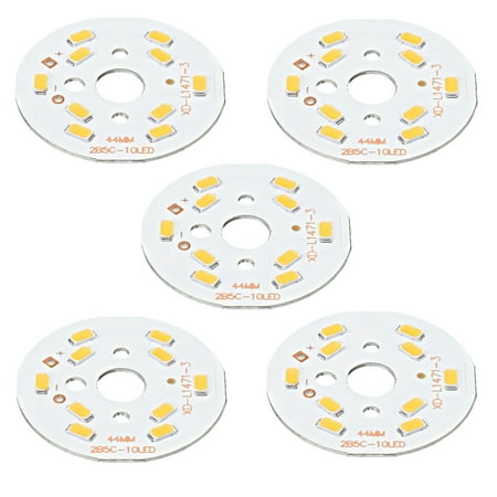 Uxcell 5W 120lm 3000-3200K 44mm 15-17VDC COB LED Light Chip Beads Energy Saving Bulb Warm White 5 Pack
Uxcell 5W 120lm 3000-3200K 44mm 15-17VDC COB LED Light Chip Beads Energy Saving Bulb Warm White 5 Pack