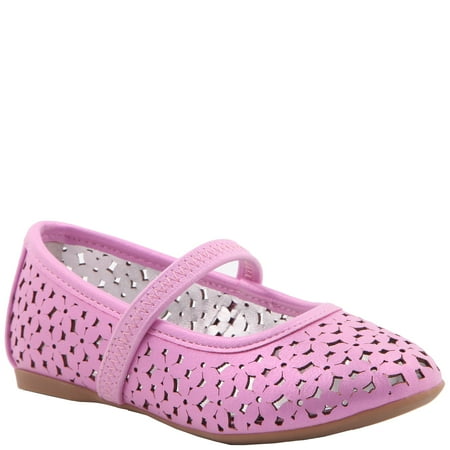 KIDPIK Girls Cutout Ballet Flats Size: 9 Toddler - 5 Youth