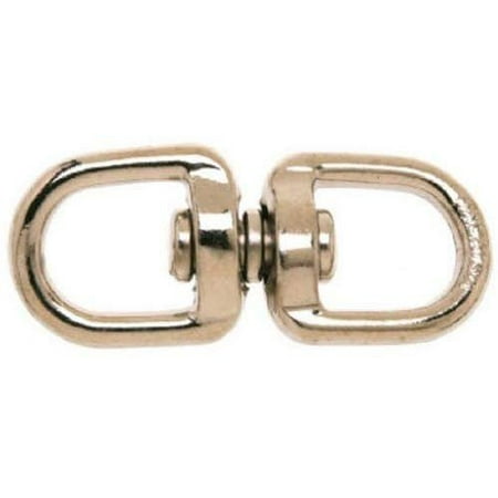 Campbell T7640322 Double End Swivel Nickel Plated 1 Round Eye 3-9/16 Length 100 lbs Load Capacity
Campbell T7640322 Double End Swivel Nickel Plated 1 Round Eye 3-9/16 Length 100 lbs Load Capacity
