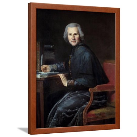 Portrait of the Abbe Gregoire - by Francois P. J. Celestin Framed Print Wall Art