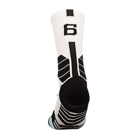 UDIYO 1Pc Middle Socks Sweat Absorption Ribbing Mouth Number Design High Elasticity Basketball Socks for Sport
UDIYO 1Pc Middle Socks Sweat Absorption Ribbing Mouth Number Design High Elasticity Basketball Socks for Sport