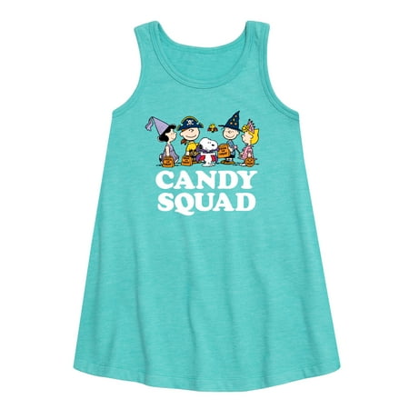 Peanuts - Candy Squad - Toddler and Youth Girls A-line Dress