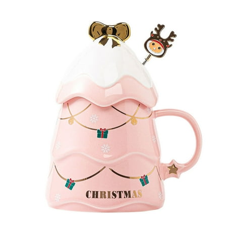 Christmas Tree Shape Coffee Cup Ceramic Material Water Cup with Lid Stirring Bar Gifts for Christmas and Valentine s Day
Christmas Tree Shape Coffee Cup Ceramic Material Water Cup with Lid Stirring Bar Gifts for Christmas and Valentine s Day
