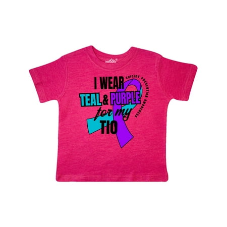 Inktastic Suicide Prevention I Wear Teal and Purple for My Tio Gift Toddler Boy or Toddler Girl T-Shirt
Inktastic Suicide Prevention I Wear Teal and Purple for My Tio Gift Toddler Boy or Toddler Girl T-Shirt