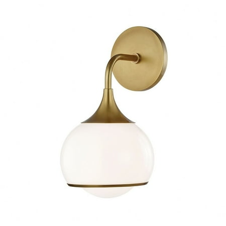 -1-Light Wall Sconce In Style-6.75 Inches Wide By 12.25 Inches High-Aged Brass Finish Mitzi H281301-Agb
-1-Light Wall Sconce In Style-6.75 Inches Wide By 12.25 Inches High-Aged Brass Finish Mitzi H281301-Agb
