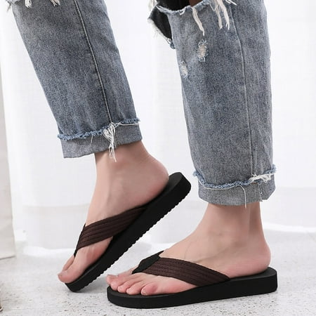 MRULIC slippers for men Men s Summer Beach Breathable Shoes Sandals Home Slipper Flip-Flops Flat Shoes mens slippers Coffee + US:11
MRULIC slippers for men Men s Summer Beach Breathable Shoes Sandals Home Slipper Flip-Flops Flat Shoes mens slippers Coffee + US:11