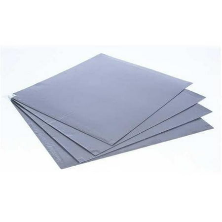 CROWN WC RPLPAD Tacky Mat Replacement Pads,Gray,PK 4