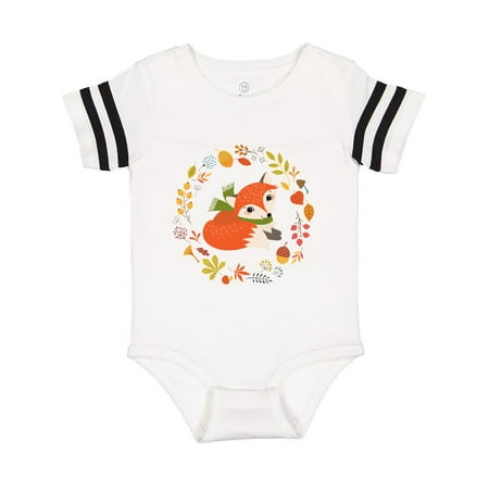 Inktastic Thanksgiving Autumn Wreath Woodland Fox Gift Baby Boy or Baby Girl Bodysuit
Inktastic Thanksgiving Autumn Wreath Woodland Fox Gift Baby Boy or Baby Girl Bodysuit