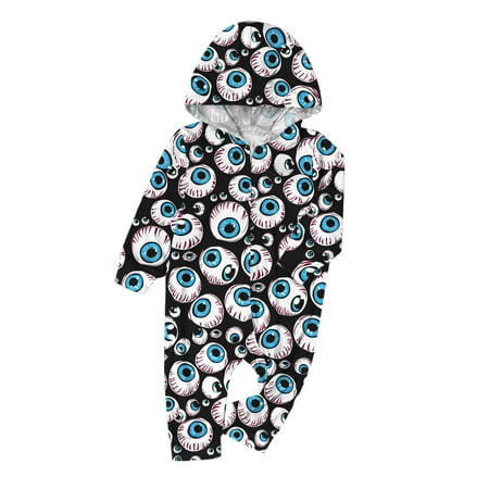 Paiyanr Toddler Boys Girls Hooded Bodysuit Halloween Eye Printed Family Parent-Child Wear Long Sleeved Romper Jumpsuit Black-Baby
Paiyanr Toddler Boys Girls Hooded Bodysuit Halloween Eye Printed Family Parent-Child Wear Long Sleeved Romper Jumpsuit Black-Baby