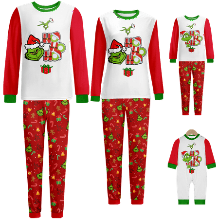 Family Matching Christmas Pajamas Green Santa Cartoon Printed Sizes for Adult-Kids-Baby-Pet 2-Piece Top and Pants Bodysuits Unisex Pajamas Sets
Family Matching Christmas Pajamas Green Santa Cartoon Printed Sizes for Adult-Kids-Baby-Pet 2-Piece Top and Pants Bodysuits Unisex Pajamas Sets