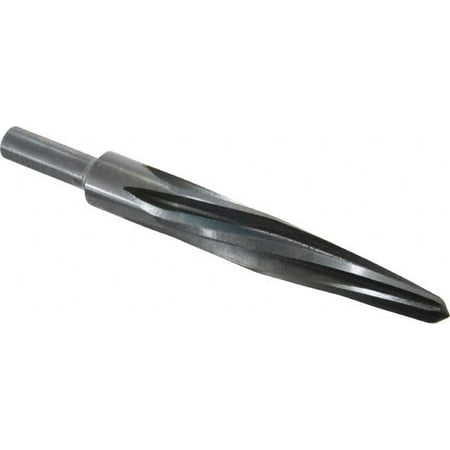 Made in USA 13/16 Reamer Diam 7/16 Small End Diam 1/2 Diam Straight Shank 4-1/2 Flute Bridge Reamer
Made in USA 13/16 Reamer Diam 7/16 Small End Diam 1/2 Diam Straight Shank 4-1/2 Flute Bridge Reamer