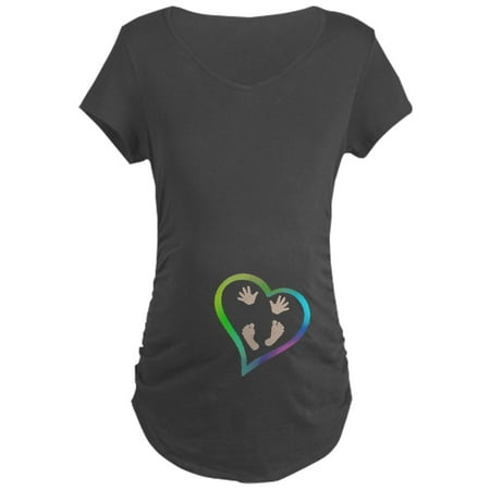 CafePress - Baby Hands And Feet In Heart Maternity T Shirt - Maternity Dark T-Shirt
CafePress - Baby Hands And Feet In Heart Maternity T Shirt - Maternity Dark T-Shirt
