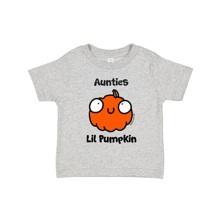 Inktastic Aunties Lil Pumpkin Gift Toddler Boy or Toddler Girl T-Shirt