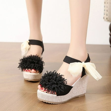 Jacenvly New Summer Thick-soled Sandals For Women Bohemian Wedge Heels Lace Fish Mouth Bow Sandals For Women New Year Gift Led Lights for Bedroom Gifts for Women
Jacenvly New Summer Thick-soled Sandals For Women Bohemian Wedge Heels Lace Fish Mouth Bow Sandals For Women New Year Gift Led Lights for Bedroom Gifts for Women