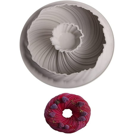 Silicone Cake Mold 1 Silicone Spiral Shaped Cake Mold Round Mousse Cake Mold Reusable Premium Non-Stick Silicone Spiral Shaped Cake Mold for Donuts Mousse Bread Muffins Jelly
Silicone Cake Mold 1 Silicone Spiral Shaped Cake Mold Round Mousse Cake Mold Reusable Premium Non-Stick Silicone Spiral Shaped Cake Mold for Donuts Mousse Bread Muffins Jelly